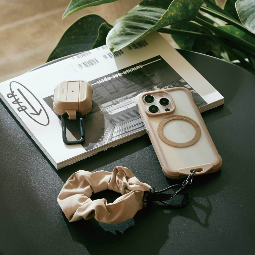 好評熱賣🔥 Bitplay ｜ 圈圈手腕掛繩 手機掛繩 米杏沙/天空藍/奶油果綠/深海藍/苔蘚綠-細節圖8