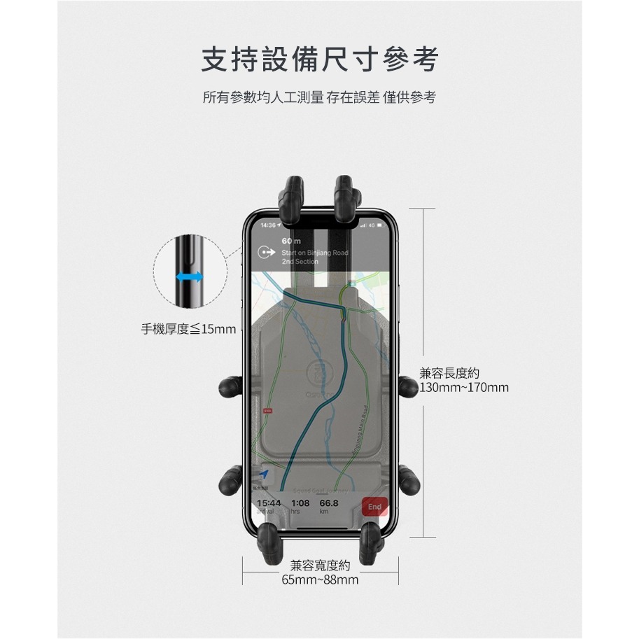 好評熱賣🔥 MWUPP五匹 ｜ osopro系列 手機架 gogoro 五匹 機車 手機架 車架 無線充 玄武 甲蟲殼-細節圖5
