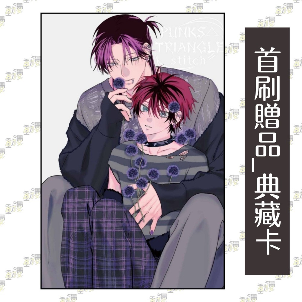 PUNKS△TRIANGLE stitch《首刷限定版》│贈書套│沖田有帆│東立BL漫畫│BJ4動漫-細節圖3