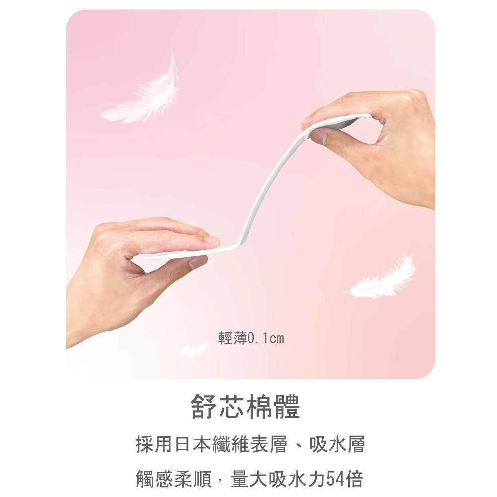 【Sweetie舒芯】－附發票－超薄抑菌衛生棉/涼感衛生棉/護墊  15.5cm/24.5cm/29cm/34cm-細節圖3