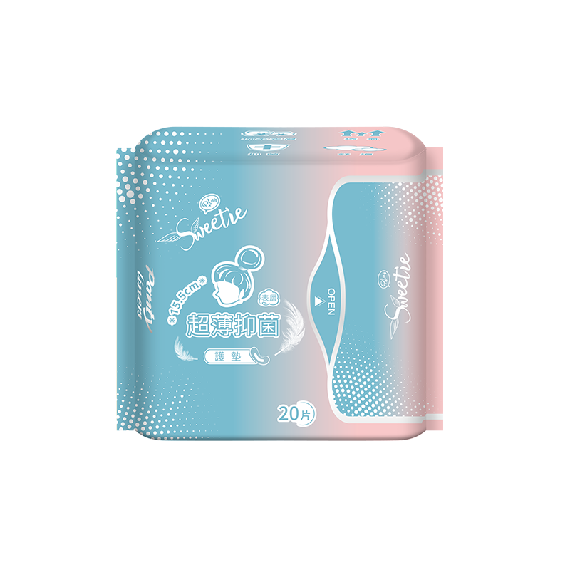 【Sweetie舒芯】－附發票－超薄抑菌衛生棉/涼感衛生棉/護墊  15.5cm/24.5cm/29cm/34cm-規格圖4