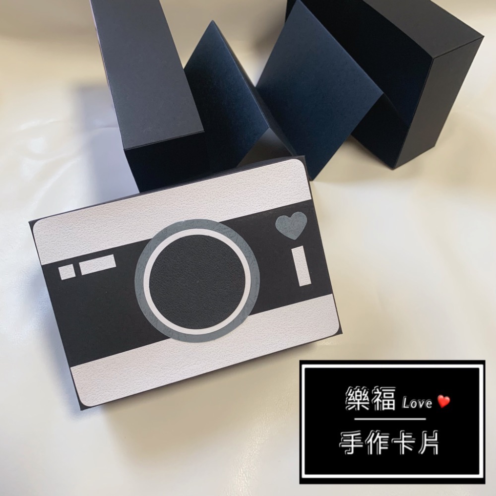 相機卡片 生日卡片 手作卡片 情人節卡片 萬用卡片-規格圖5