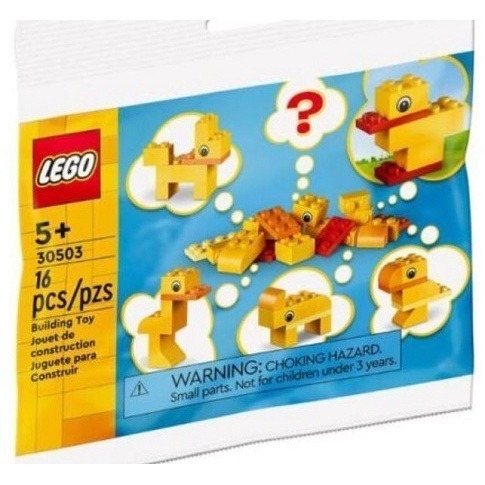 ［FUN SHOP 梵尚時尚精選］LEGO 樂高 30503 動物創意拼砌 黃色小鴨 創意多變款 學習積木 獎勵禮物
