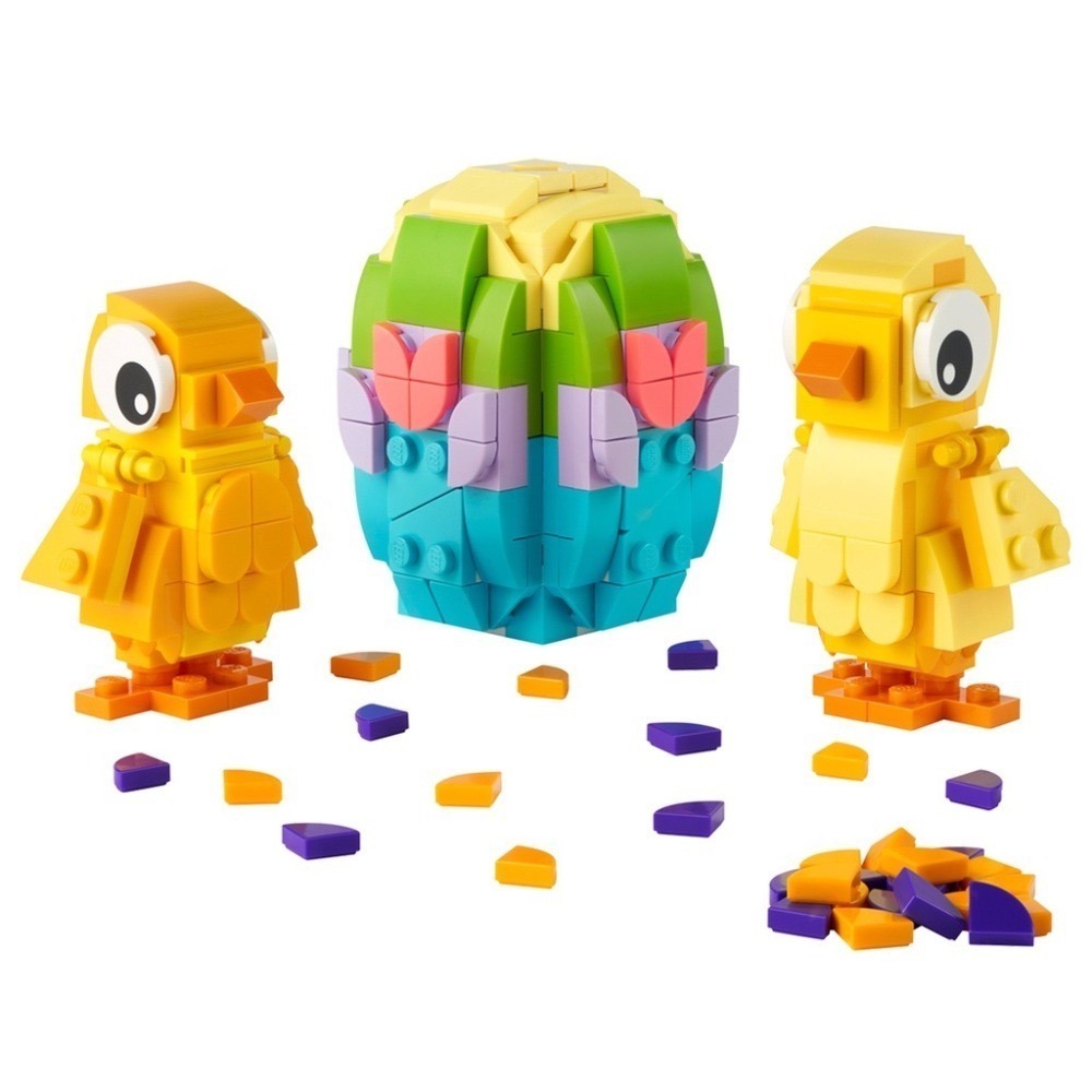 ［FUN SHOP 梵尚時尚精選］LEGO 樂高 40527 復活節小雞 學習積木 親子同樂 獎勵禮物-細節圖2