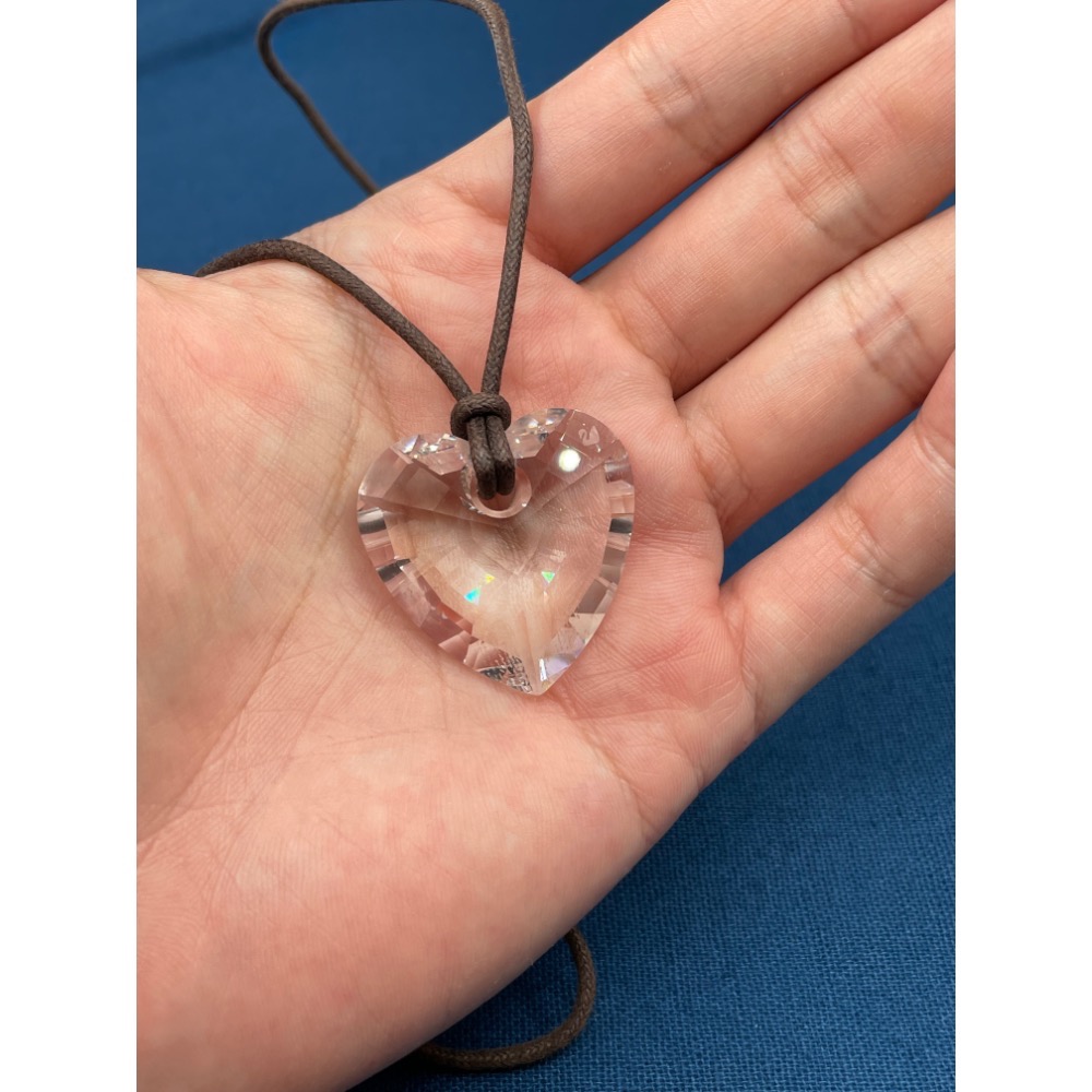 ［FUN SHOP 梵尚時尚精選］Swarovski 施華洛世奇水晶 SCS 白心-獨角獸之心 項鍊 精品 珠寶-細節圖4