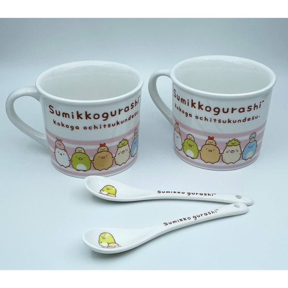 ［FUN SHOP 梵尚時尚精選］日系人氣可愛卡通 角落小夥伴 馬克杯對杯組 情侶杯 夫妻杯 陶瓷杯-細節圖2