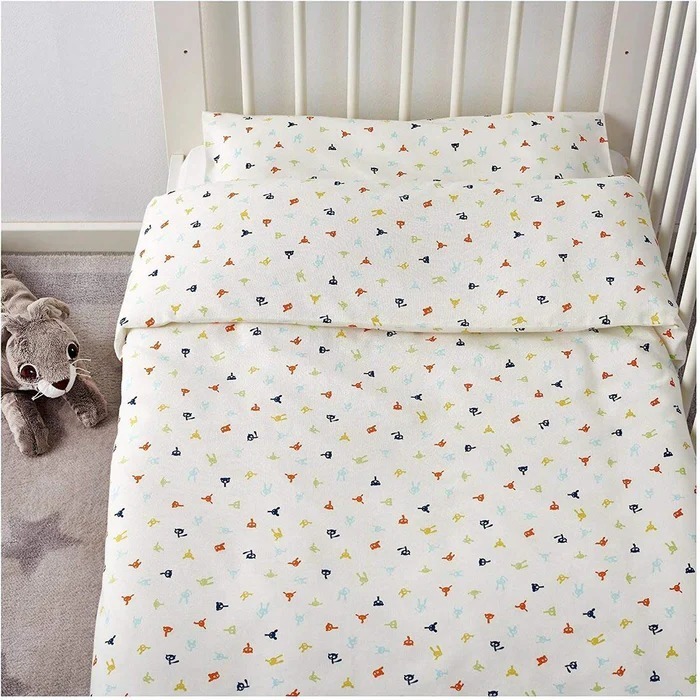 ［FUN SHOP 梵尚時尚精選］IKEA STJÄRNBILD 嬰兒被套附1個枕頭套-細節圖3
