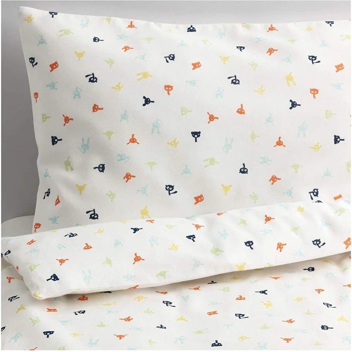 ［FUN SHOP 梵尚時尚精選］IKEA STJÄRNBILD 嬰兒被套附1個枕頭套-細節圖4