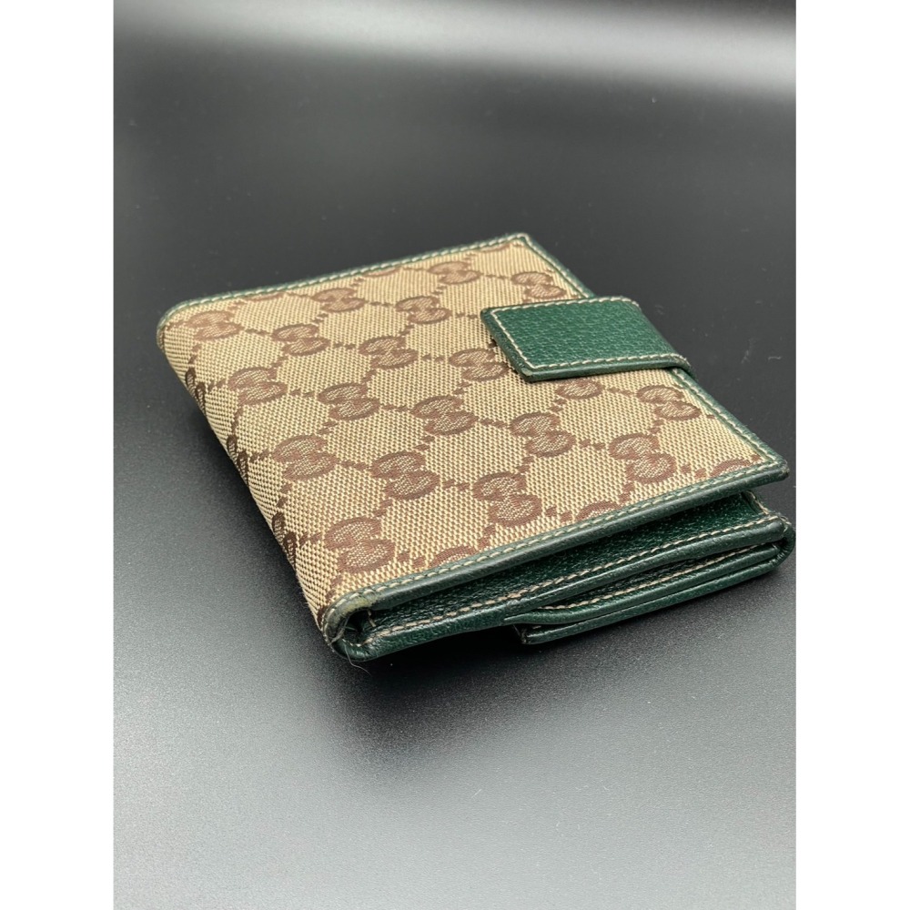 ［FUN SHOP 梵尚時尚精選］GUCCI Ophidia經典帆布印花10卡短夾-細節圖2