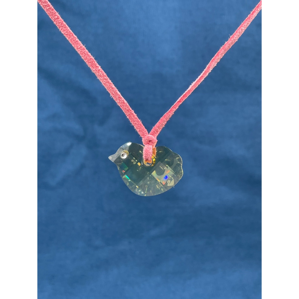 ［FUN SHOP 梵尚時尚精選］Swarovski 施華洛世奇水晶 小鳥 黃水晶 項鍊 精品 珠寶-細節圖2