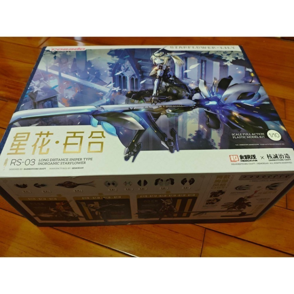 (現貨) 和模線 × 核誠治造  蘿莎計畫 星花百合-MK3 組裝模型-細節圖2