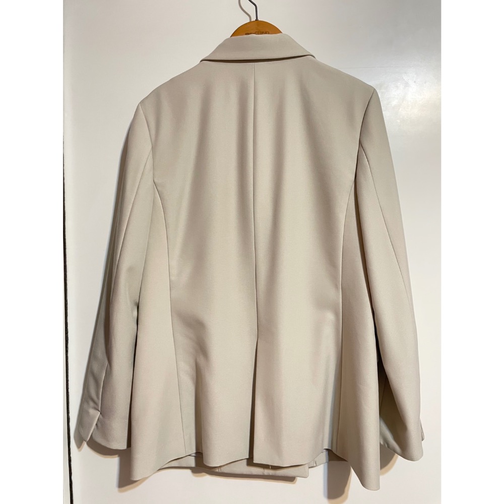 anySiS米色雙排金釦西裝外套/二手/3號-細節圖5