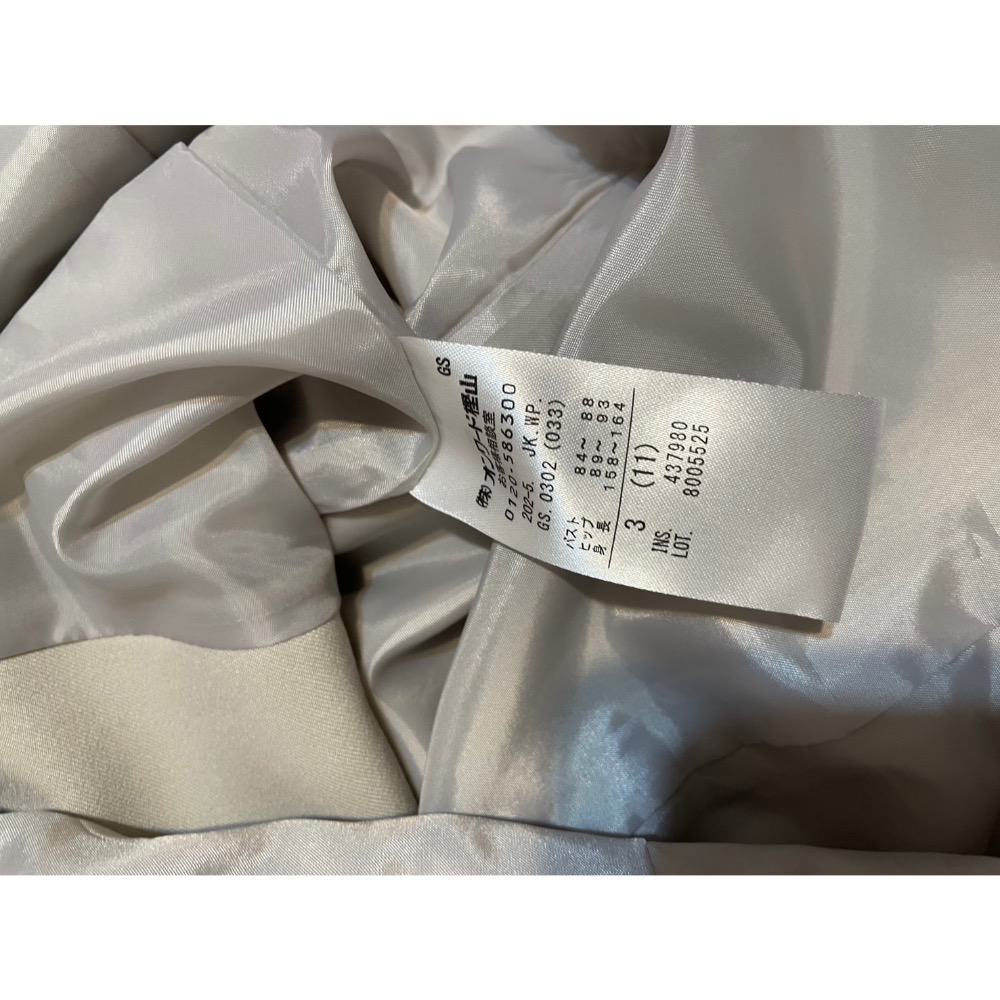 anySiS米色雙排金釦西裝外套/二手/3號-細節圖6