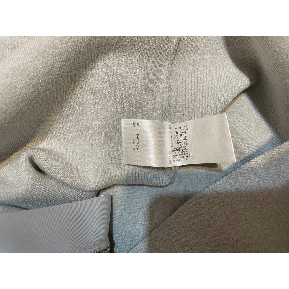 專櫃MK 灰色厚針織短版拉鍊外套/二手/38號-細節圖6