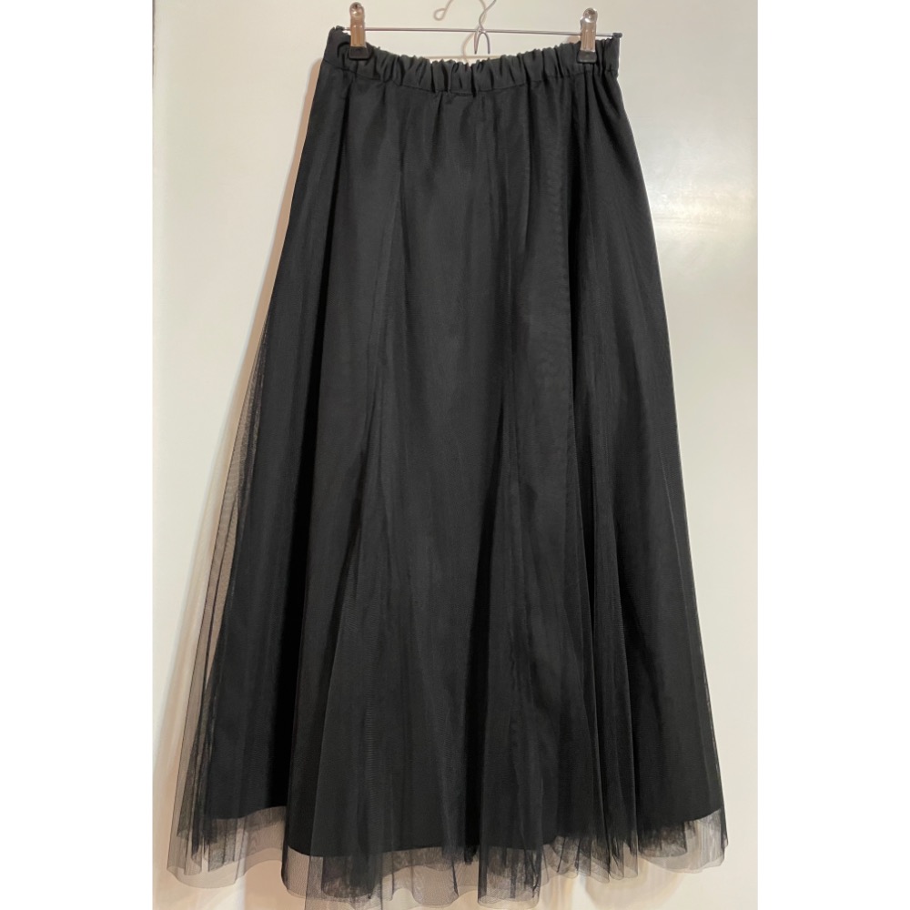 專櫃MK黑色份量感兩穿蓬裙紗裙/二手/38號-細節圖2