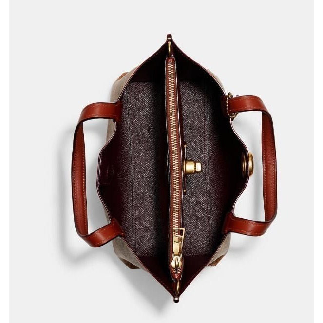 💖母親節禮物💖 COACH 女包  手提 單肩托特包  #女大容量包  #可放筆電平板-細節圖3