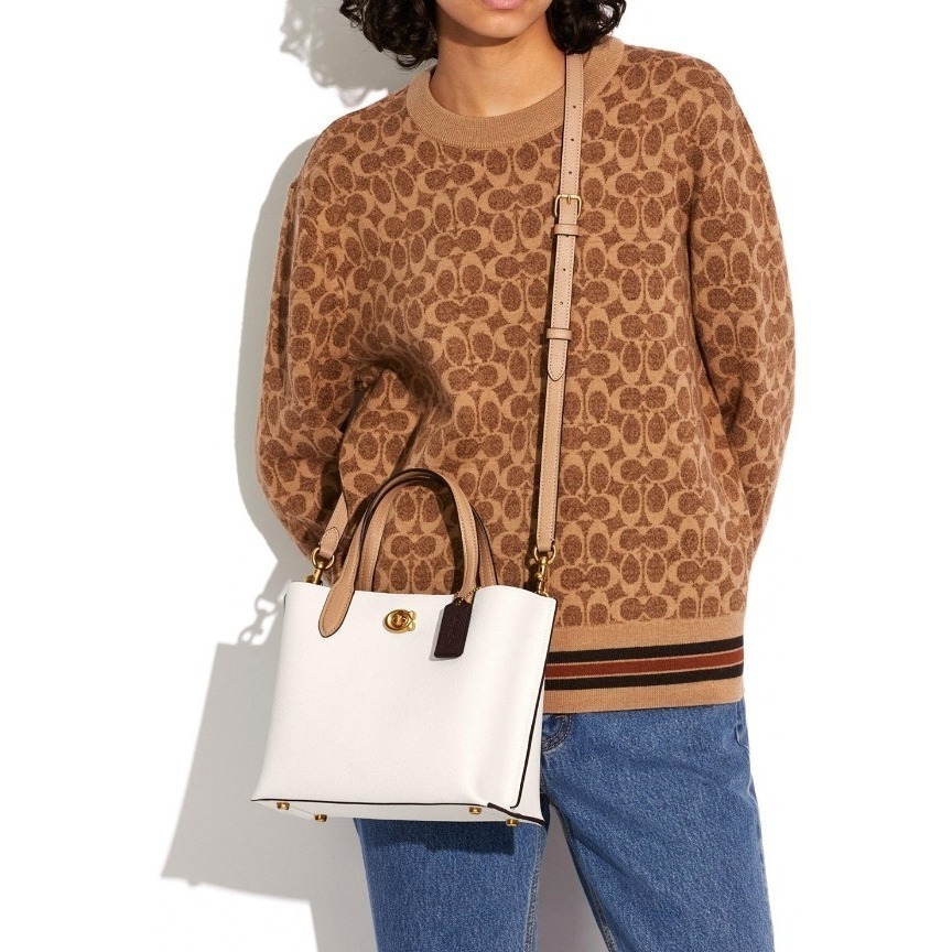 💖母親節禮物💖 COACH 女包  手提 單肩托特包  #女大容量包  #可放筆電平板-細節圖8