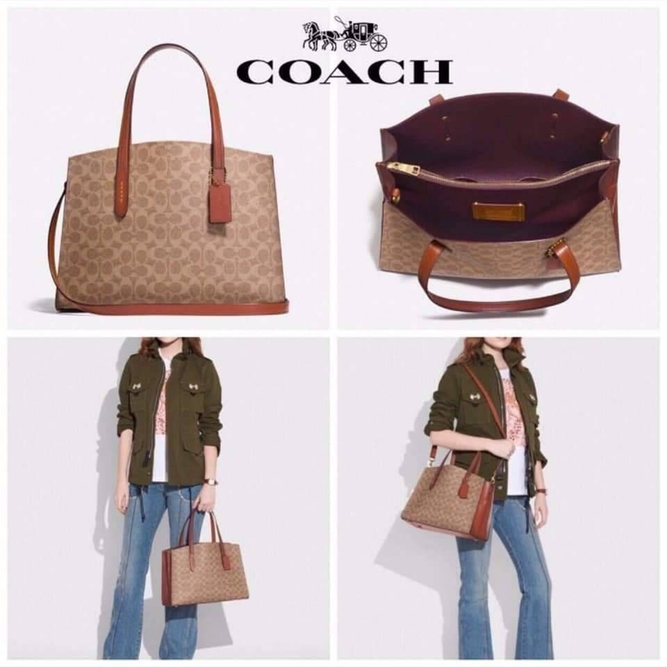 💖母親節禮物💖 COACH 女包  手提 單肩托特包  #女大容量包  #可放筆電平板-規格圖11