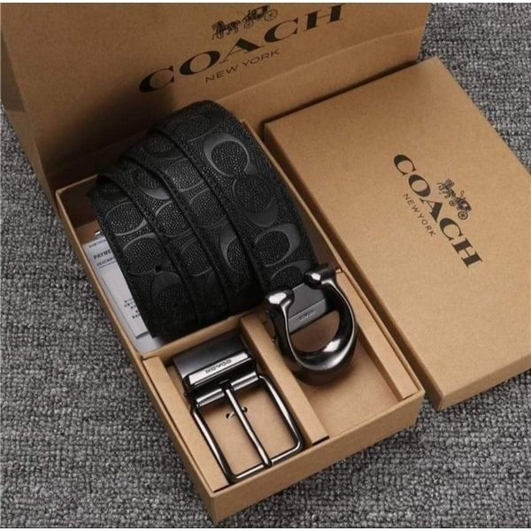 蔻家高檔男士皮帶真牛皮針扣  中青年休閑商務腰帶潮流百搭-細節圖2