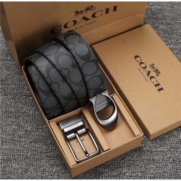 蔻家高檔男士皮帶真牛皮針扣  中青年休閑商務腰帶潮流百搭-細節圖3