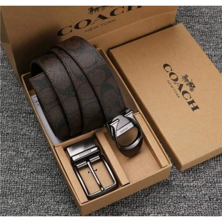 蔻家高檔男士皮帶真牛皮針扣  中青年休閑商務腰帶潮流百搭-細節圖4