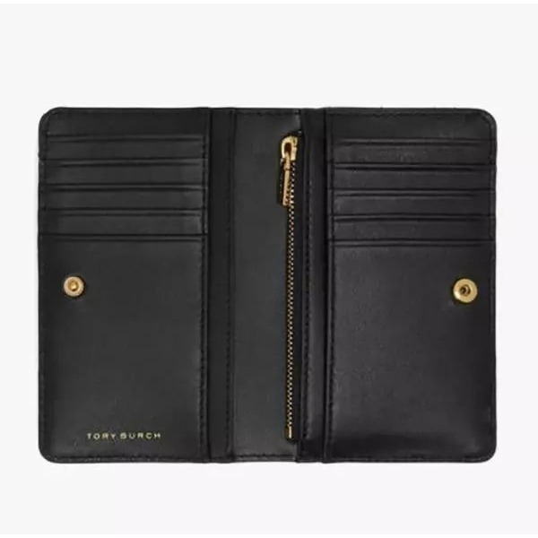 💖母親節禮物💖Tory Burch TB 56607 菱格羊皮女士中夾  精緻小羊皮-細節圖6