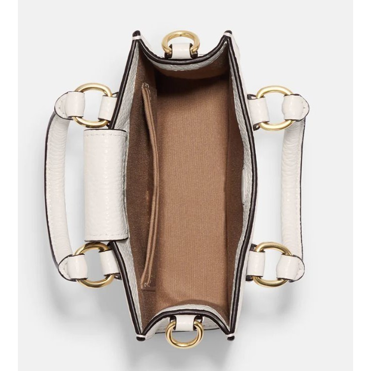 COACH CJ500  迷你托特包    琴譜包  黑色 白色-細節圖2