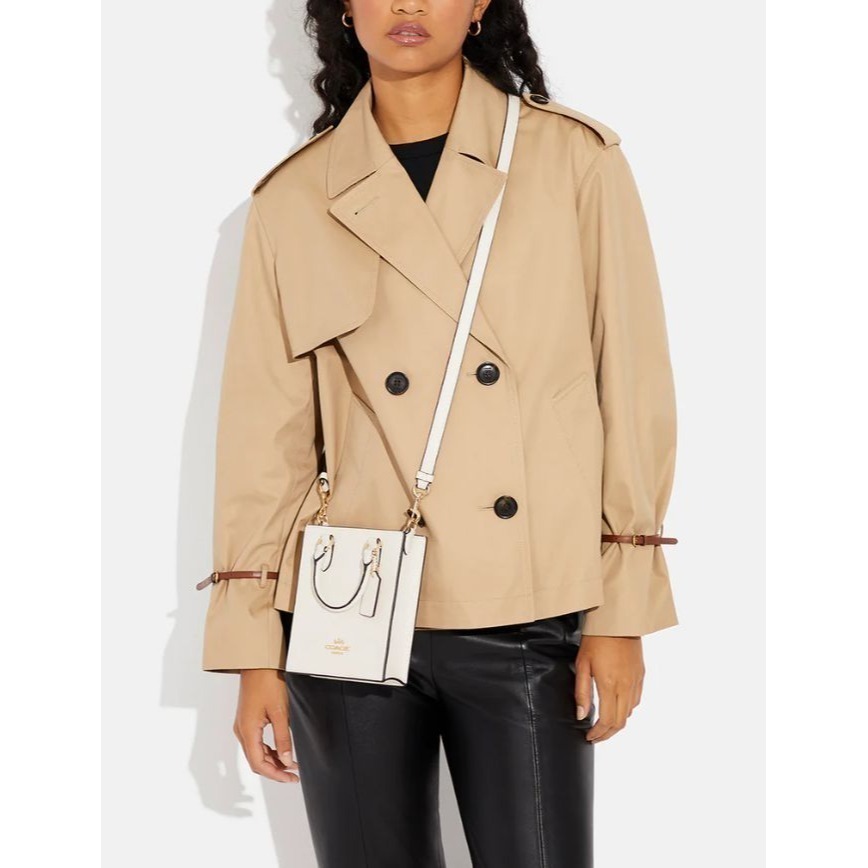 COACH CJ500  迷你托特包    琴譜包  黑色 白色-細節圖5