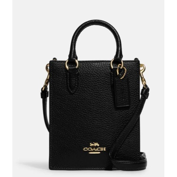 COACH CJ500  迷你托特包    琴譜包  黑色 白色-細節圖6