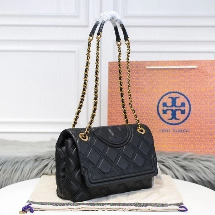 Tory Burch 56716 新款經典菱格羊皮鏈條包-細節圖2