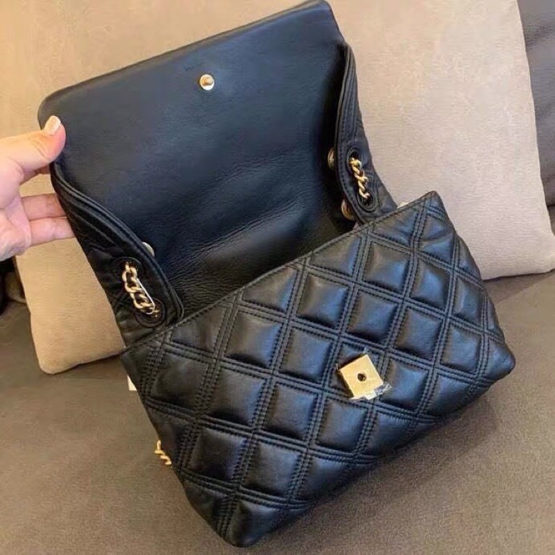 Tory Burch 56716 新款經典菱格羊皮鏈條包-細節圖3