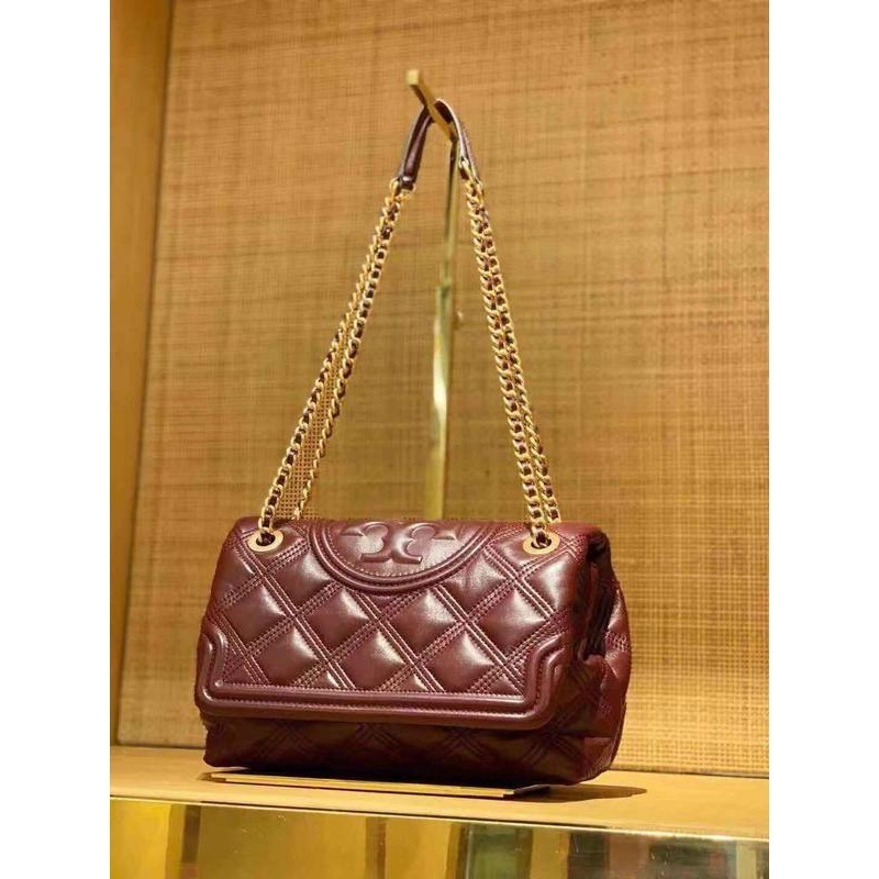 Tory Burch 56716 新款經典菱格羊皮鏈條包-細節圖6