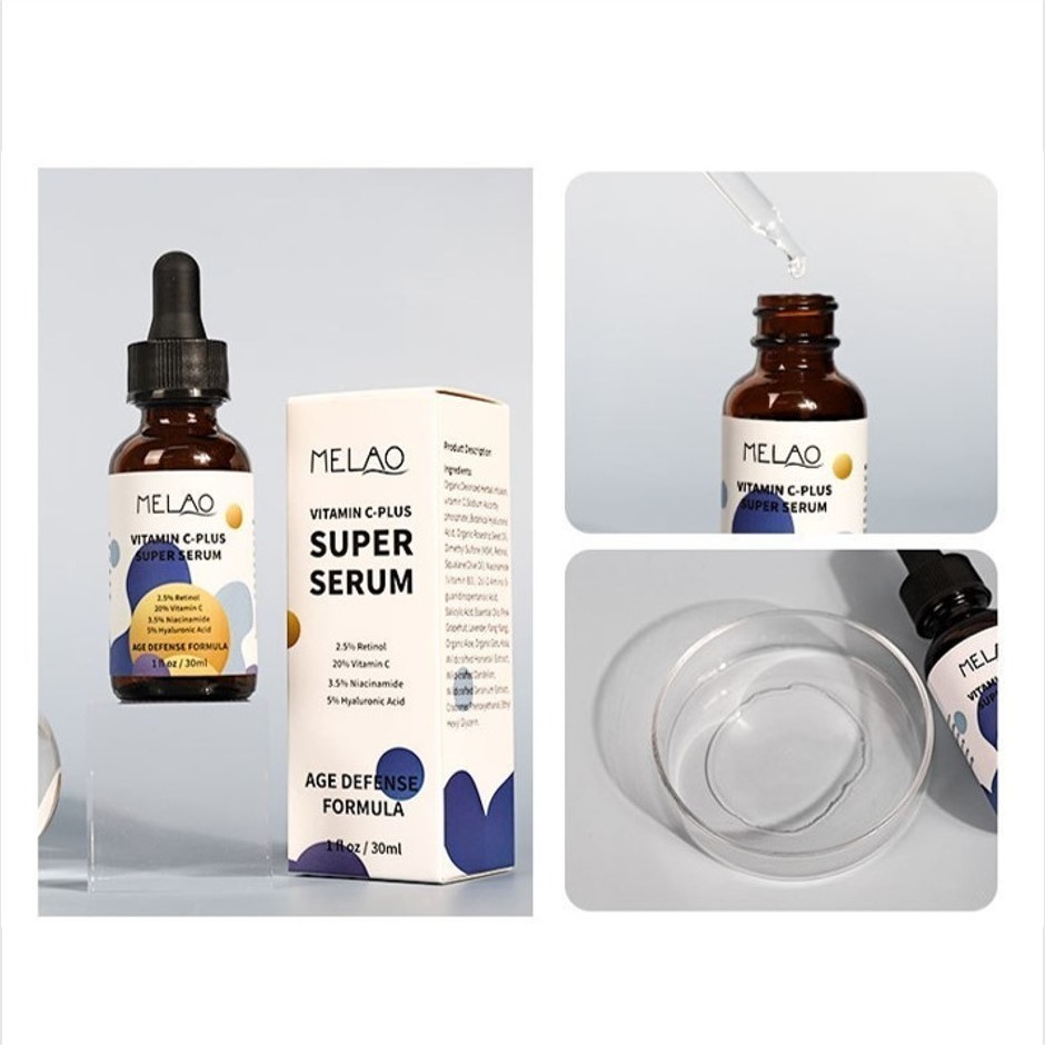 MELAO 維他命C+超級精華30mL｜20%維他命C 3.5%煙醯胺 2.5%視黃醇 美白精華【艾活選物】-細節圖6