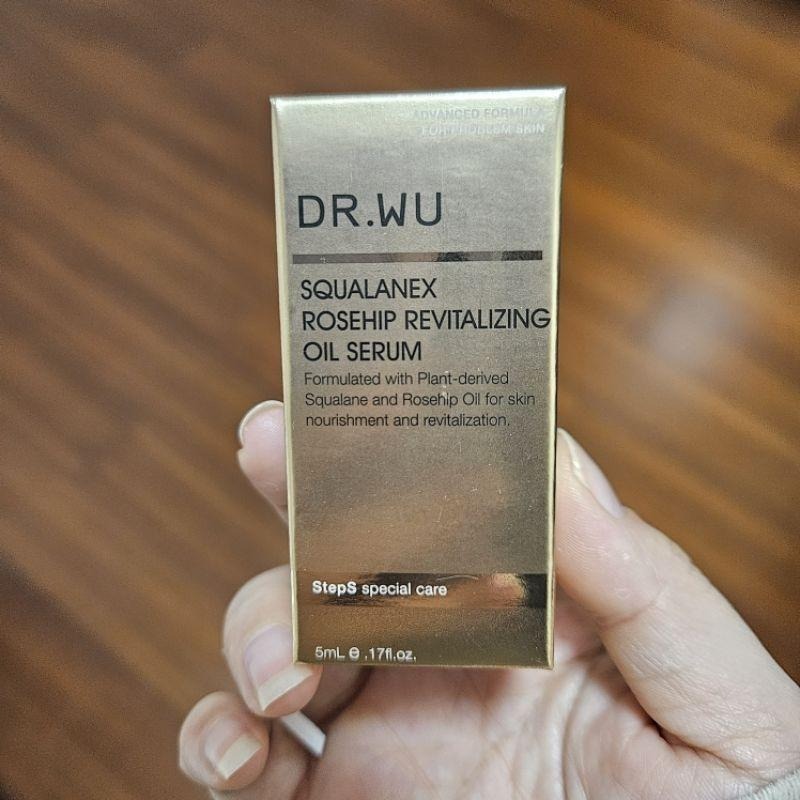 DR.WU角鯊玫瑰果賦活精華油5ML 現貨，正品，效期長 20290401到期-細節圖2