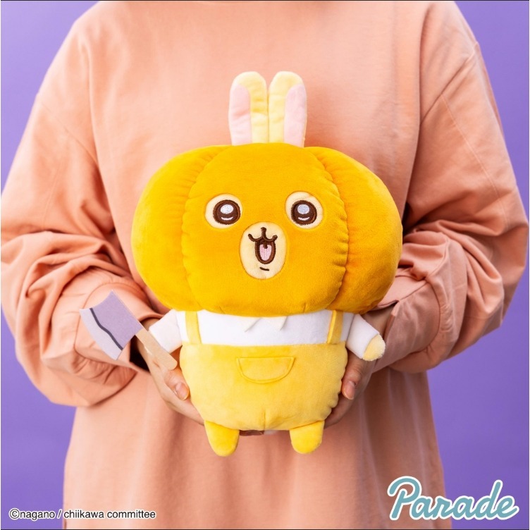 烏薩奇 吉伊卡哇 南瓜 假面 小桃 萬聖節 斧頭 小兔兔 南瓜兔 Big 娃娃 Chiikawa-細節圖3