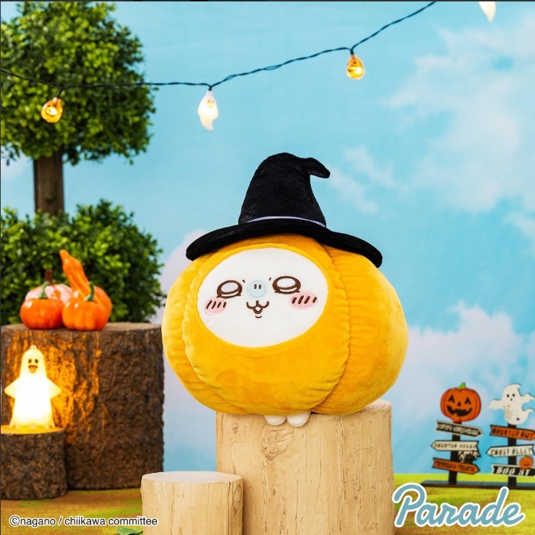 烏薩奇 吉伊卡哇 南瓜 假面 小桃 萬聖節 斧頭 小兔兔 南瓜兔 Big 娃娃 Chiikawa-規格圖3