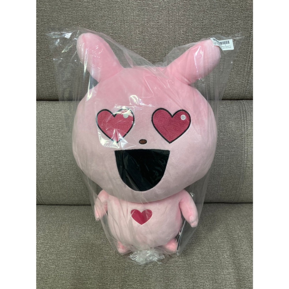 【預購】西村裕二 情勒兔 愛心兔 粉紅兔 外遇兔 娃娃 愛心眼 巨無霸-細節圖2