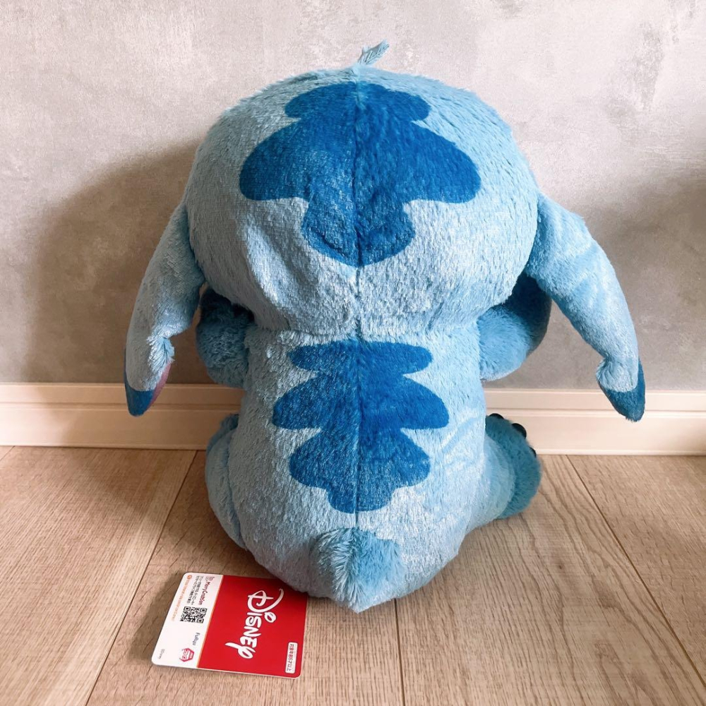 史迪奇 娃娃 星際寶貝 揉眼睛 坐姿 剛睡醒 困惑 Stitch 迪士尼 Disney 大娃 摸頭 摸臉-細節圖3