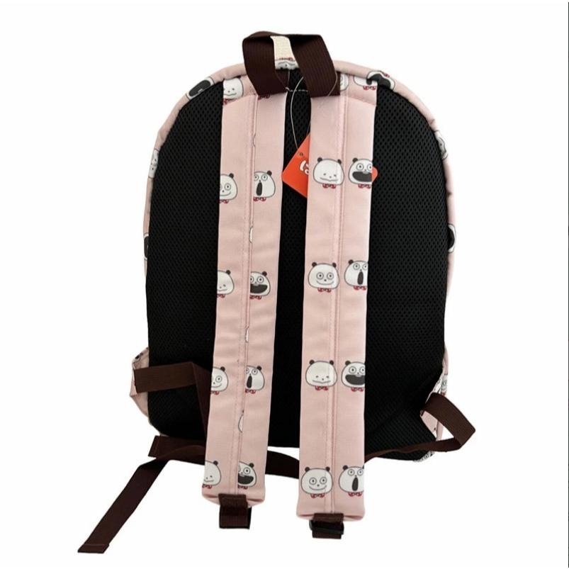 西村裕二 【現貨】 滿版 後背包 書包 背包 雙肩包 熊貓 倉鼠 小老鼠 愛心兔 粉紅兔 灰貓 白貓-細節圖2