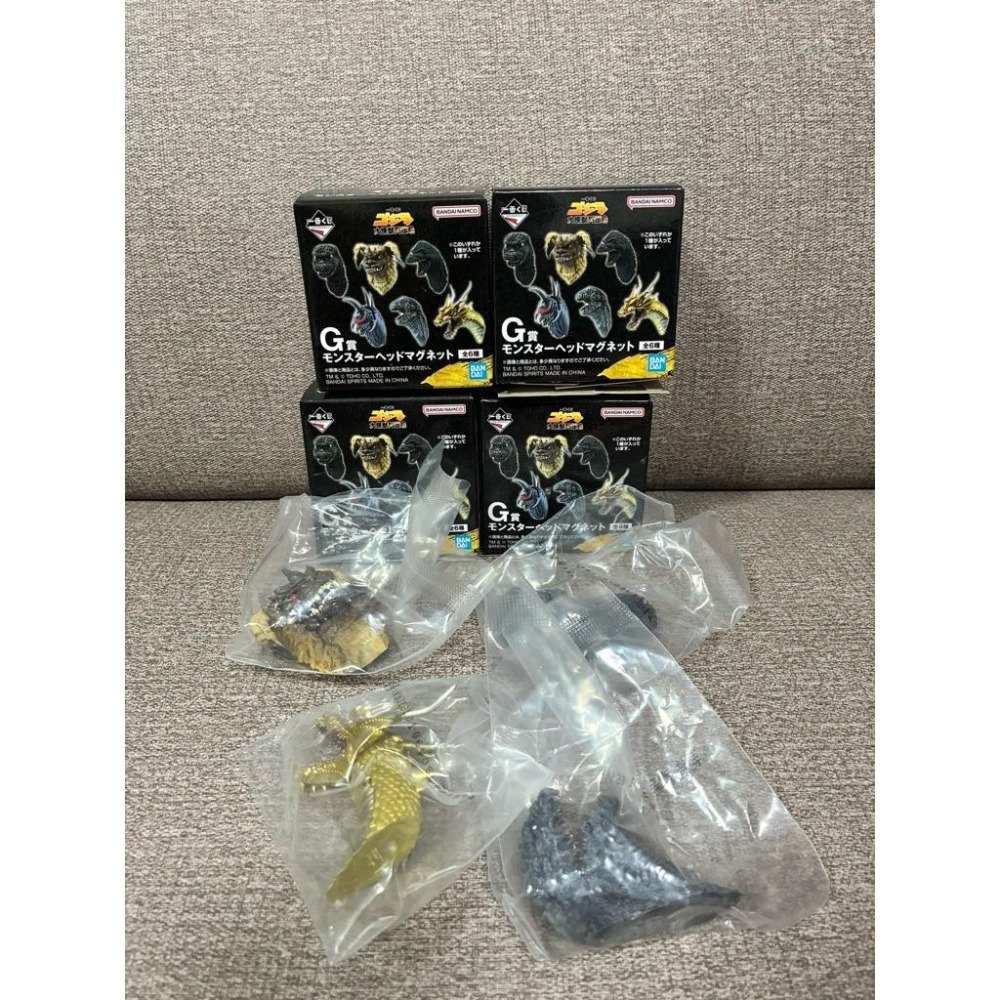 哥吉拉 【日版現貨】 G賞 頭雕 磁鐵 大怪獸列傳G 基多拉-細節圖2