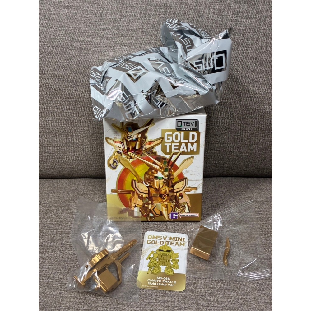 鋼彈 QMSV【現貨】 神鋼彈 金色 曉鋼彈 初鋼彈 RX78 薩克 盲盒 盒玩 迷你鋼彈-細節圖2
