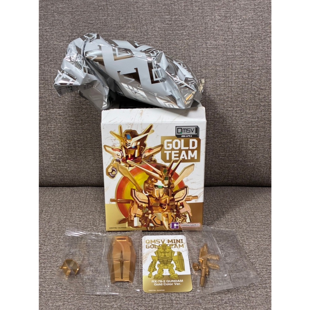 鋼彈 QMSV【現貨】 神鋼彈 金色 曉鋼彈 初鋼彈 RX78 薩克 盲盒 盒玩 迷你鋼彈-細節圖3