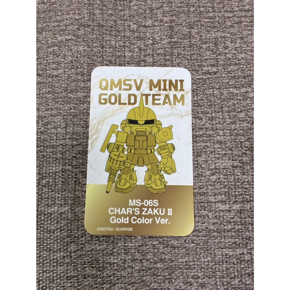 鋼彈 QMSV【現貨】 神鋼彈 金色 曉鋼彈 初鋼彈 RX78 薩克 盲盒 盒玩 迷你鋼彈-規格圖5