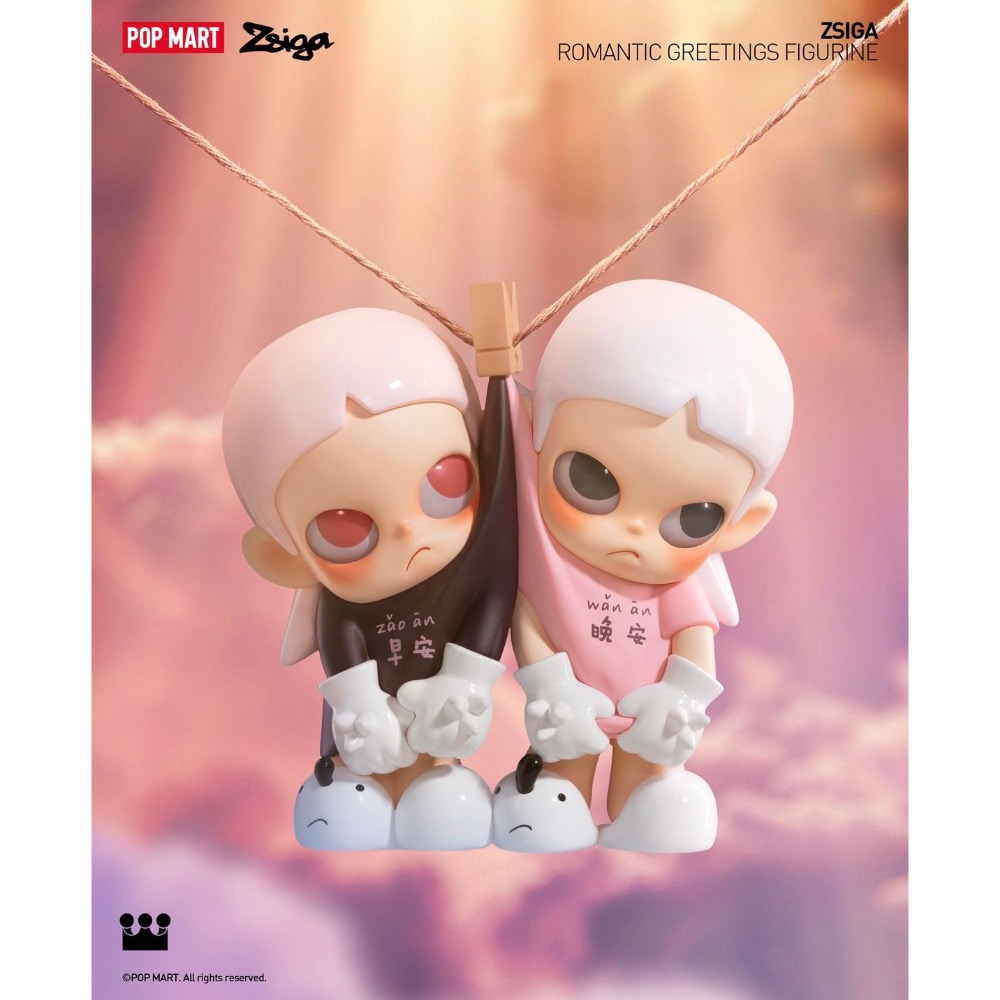 【黃小魚的玩具收藏】泡泡瑪特／POPMART／Zsiga 浪漫綁定公仔吊卡／Zsiga吊卡／手辦／公仔-細節圖6