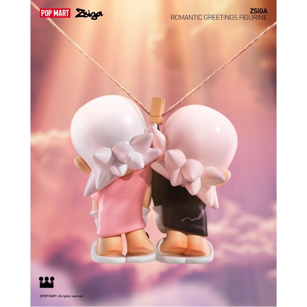 【黃小魚的玩具收藏】泡泡瑪特／POPMART／Zsiga 浪漫綁定公仔吊卡／Zsiga吊卡／手辦／公仔-細節圖7