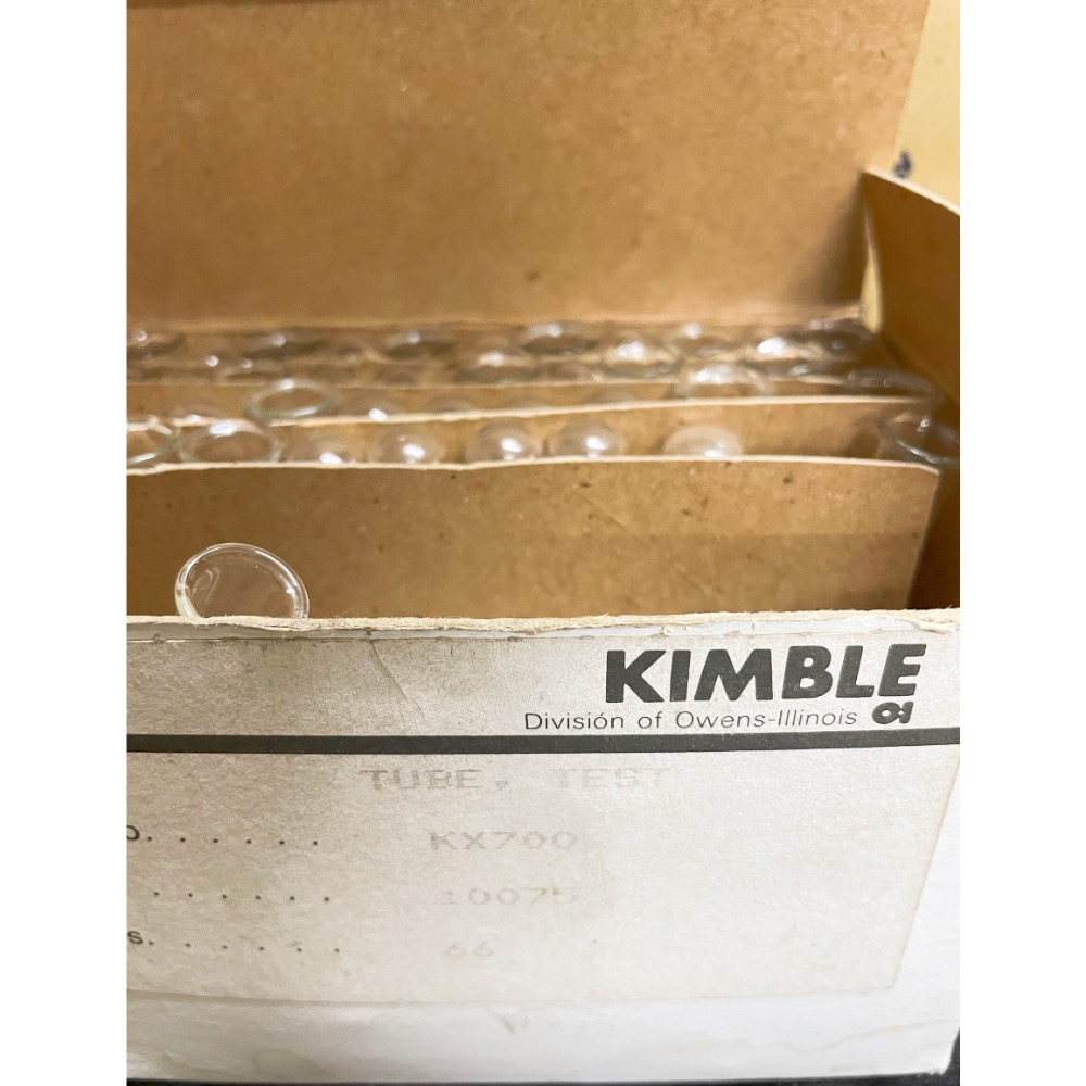出清 KIMBLE 翻口試管有商標 翻口試管 玻璃試管-細節圖3