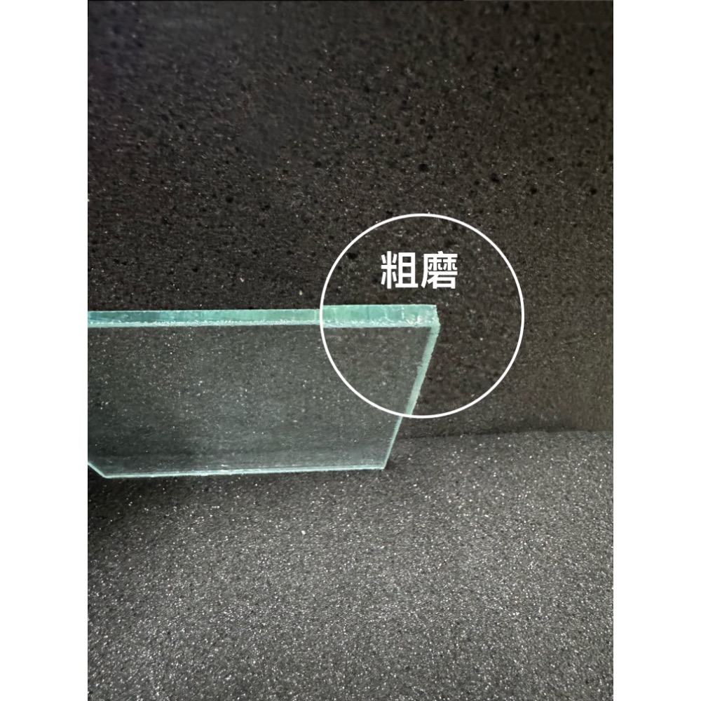 出清 一般玻璃片 10cm 粗磨 玻璃片 正方型玻璃片-細節圖2