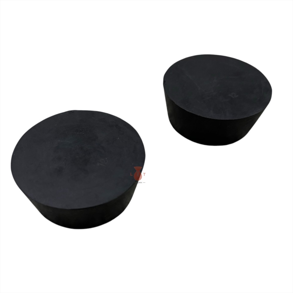 *立騰玻璃* 黑色橡皮塞 #5～#10 無孔橡膠塞 橡皮塞 矽膠塞 試管塞 實驗器材 可鑽孔-細節圖3