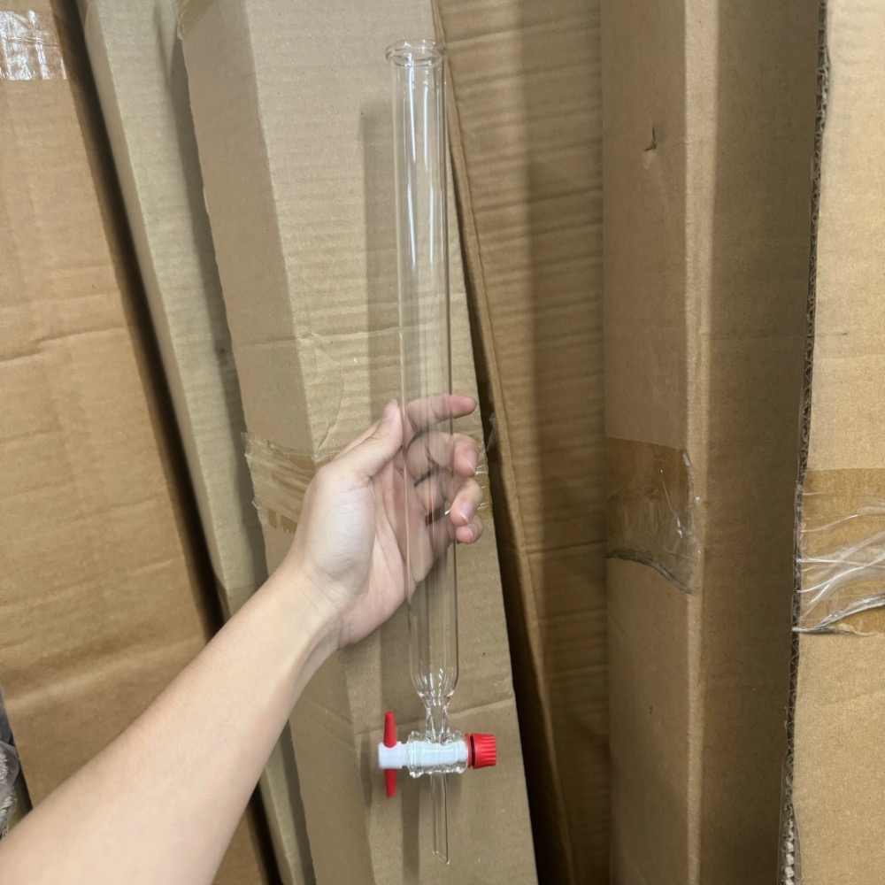 層析管 層析管柱 色譜柱 實驗器材 實驗玻璃 可客製化 立騰玻璃-細節圖3