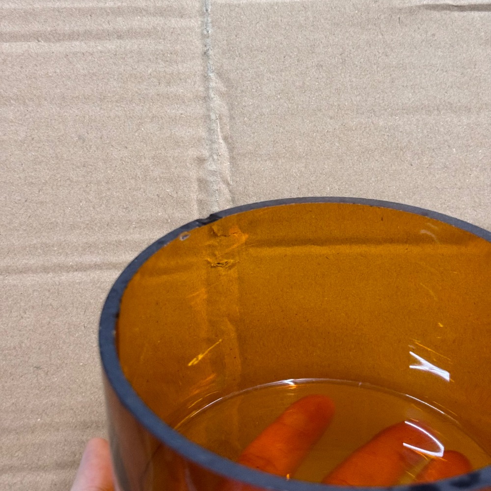 出清！茶色厚底玻璃水槽 玻璃圓筒缸 大容量透明玻璃桶 水草造景 實驗燒杯 大容量透明容器-細節圖2